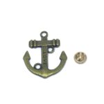 Gold Anchor Lapel Pin