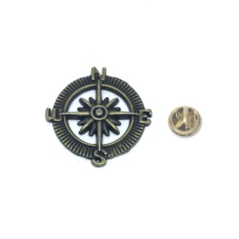 Bronze Nautical Anchor Lapel Pin