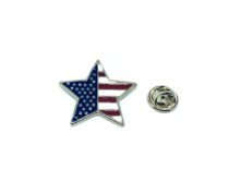 American Flag Star Pin