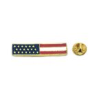 American Flag Bar Pin