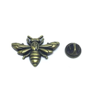Bronze Bee Lapel Pin