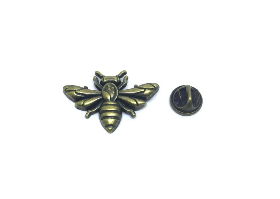 Bronze Bee Lapel Pin