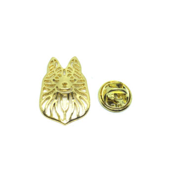 Gold plated Dog Pin