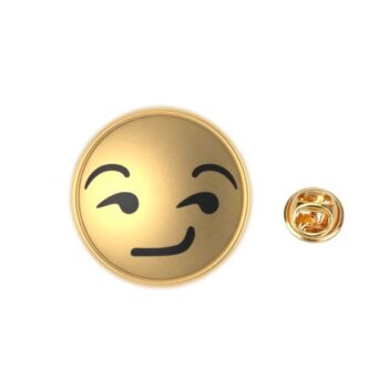 Enamel Emoji Brooch Pin