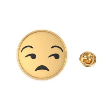 Gold plated Emoji Pin