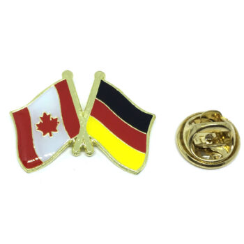 Germany & Canada Flag Pin