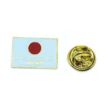 Enamel Japan Flag Lapel Pin