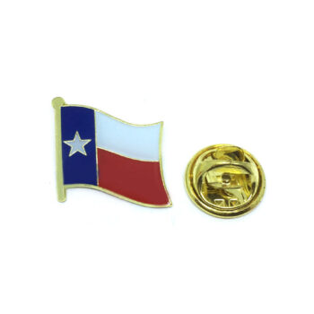Enamel Texas Flag Lapel Pin