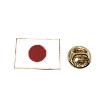 Square Japan Flag Pin