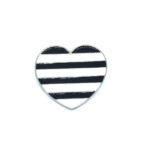 Enamel Heart Brooch Pin