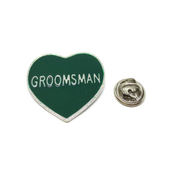 Groomsman Heart Pin