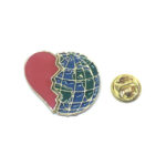 Earth Heart Enamel Pin