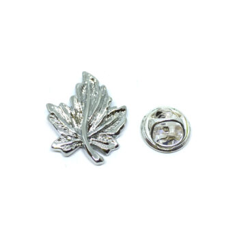 Silver plated Leaf Lapel Pins