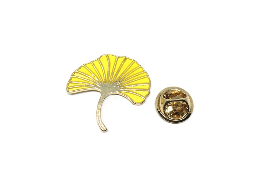 Yellow Ginkgo Leaf Pin