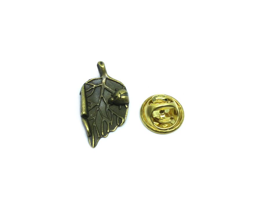 Antique Leaf Lapel Pin