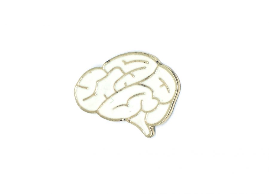 Brain Enamel Pin