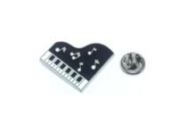 Piano Enamel Pin