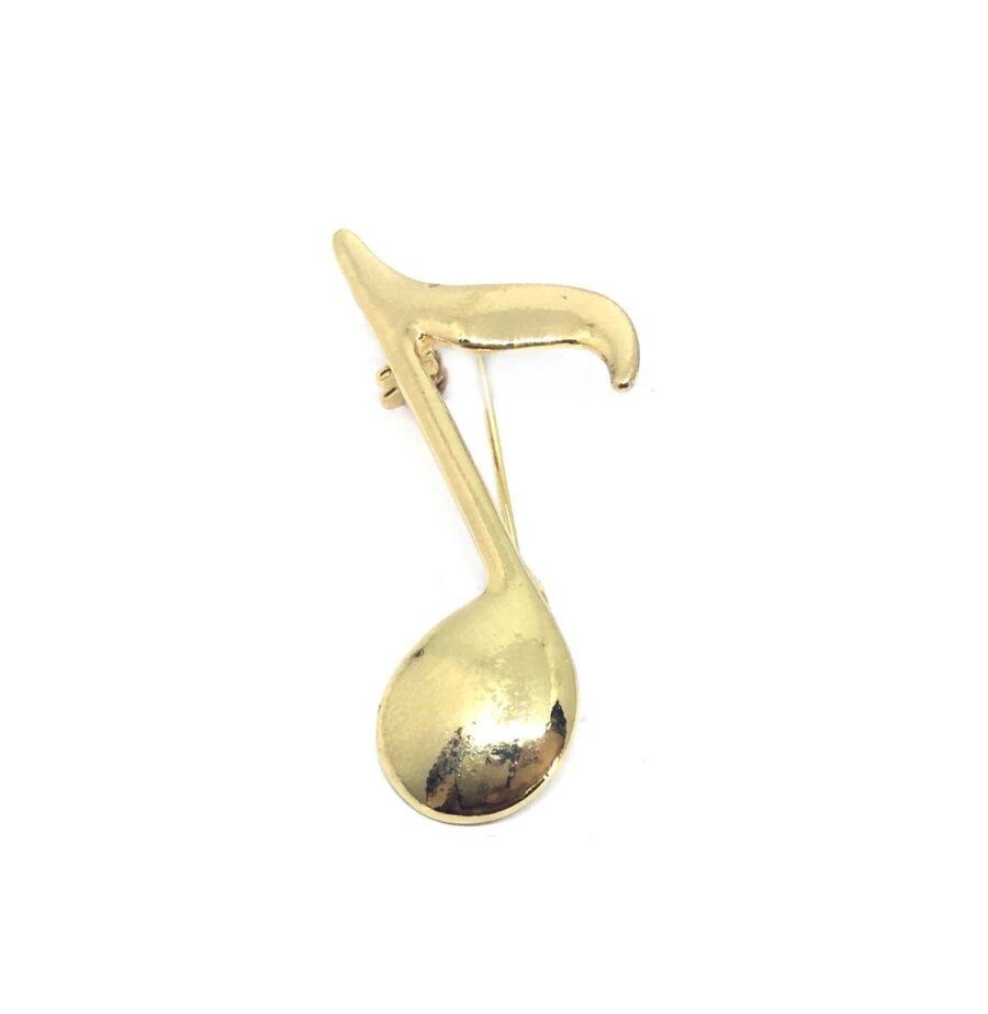 Eighth note Music Brooch Pin