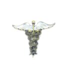 Enamel Medical Symbol Lapel Pin