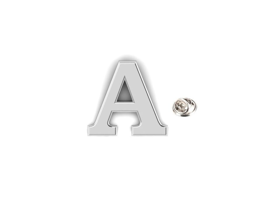 Letter A Pin