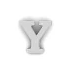Letter Y Pin