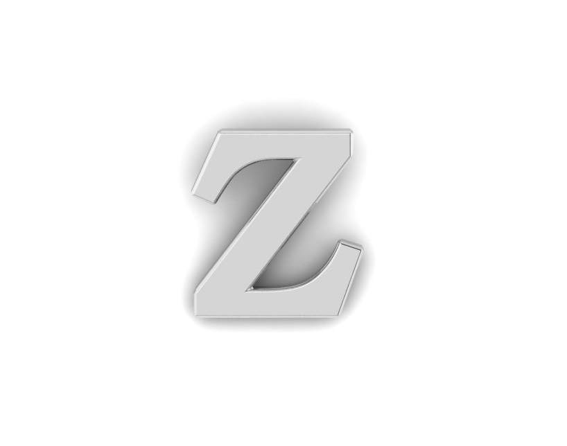 Letter Z Pin