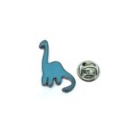Blue Enamel Dinosaur Lapel Pin