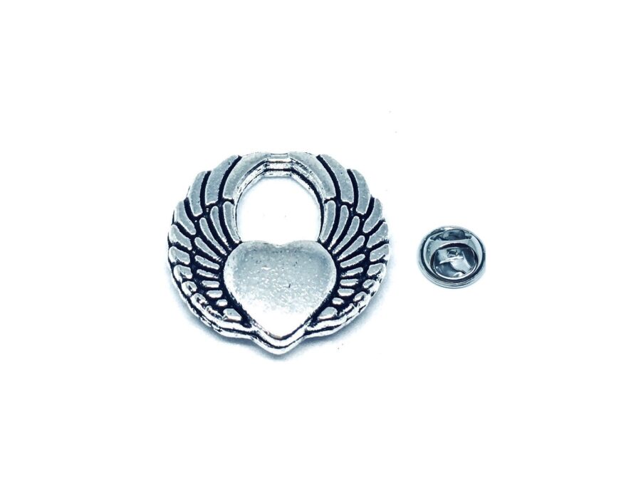 Silver tone Angel Wing Pin