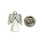 Silver plated Angel Wing Lapel Pin