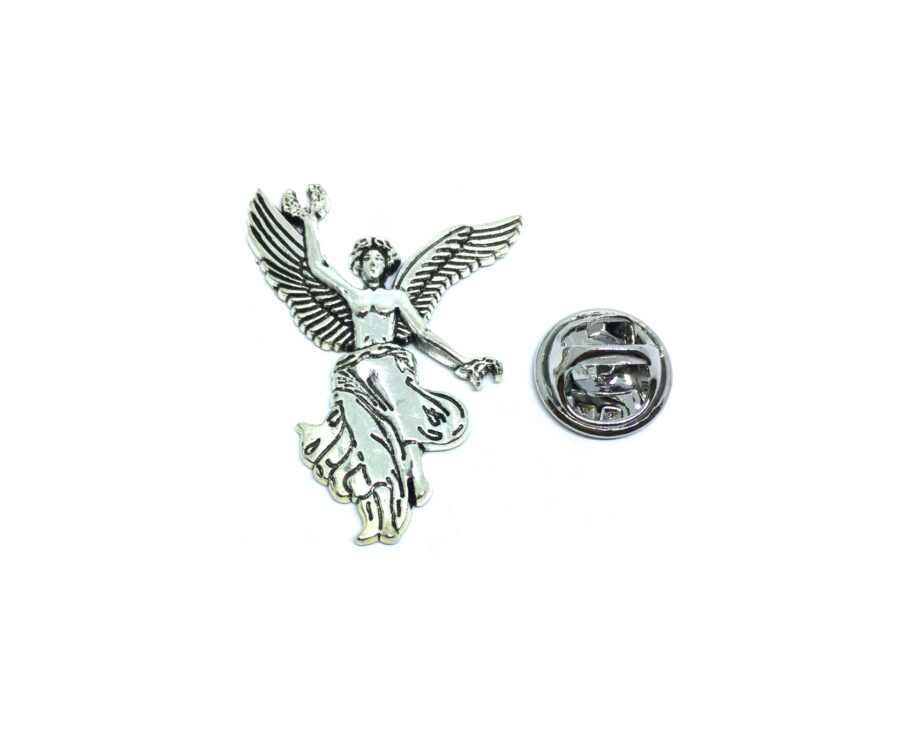Silver Plated Angel Lapel Pin