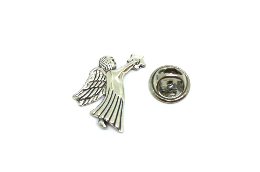 Silver plated Angel Lapel Pins