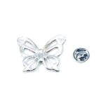 Silver Butterfly Pin