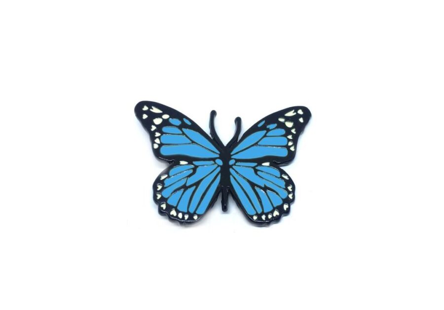 Sky blue Butterfly Pin.