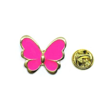 Dark Pink Butterfly Pin