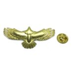 Gold platting Eagle Lapel Pin