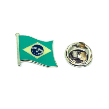 Brazil Flag Lapel Pin