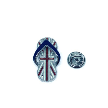 The UK Slipper Flag Lapel Pin