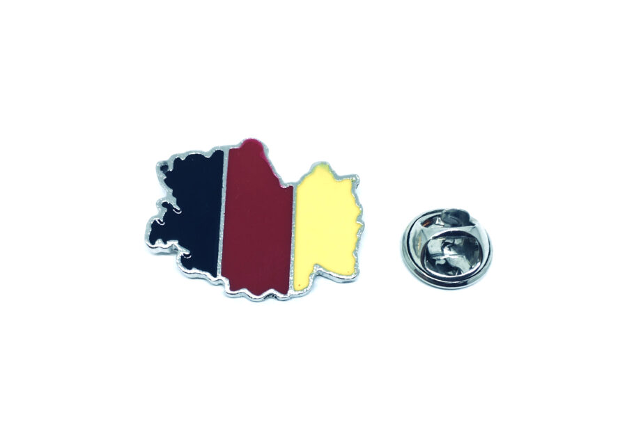 Germany Map Flag Pin
