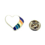 Colorful Enamel Heart Pin
