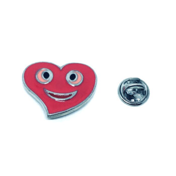 Emoji Heart Pin