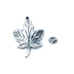 Silver Maple Leaf Pin
