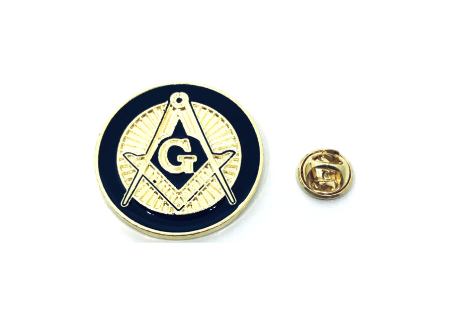 Round Masonic Pin
