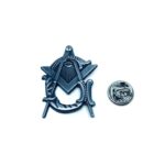 Silver plated Masonic Pin