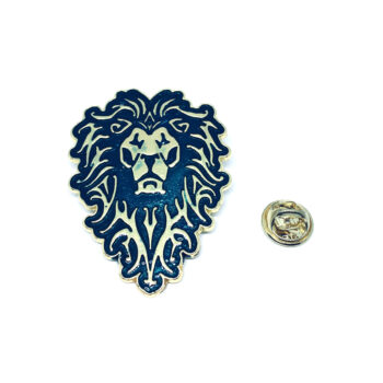 Lion Enamel Military Pin