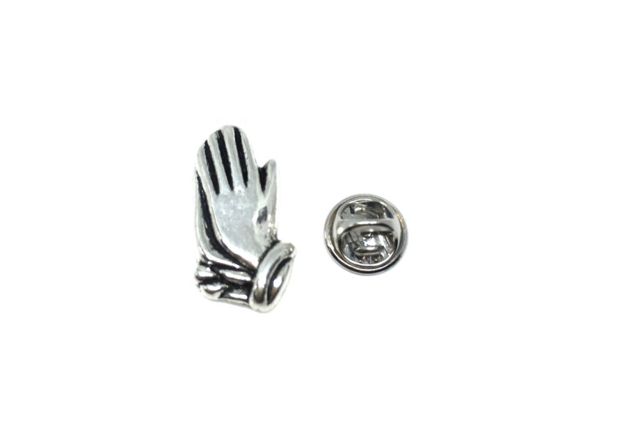 Silver plated Praying Hands Lapel Pin