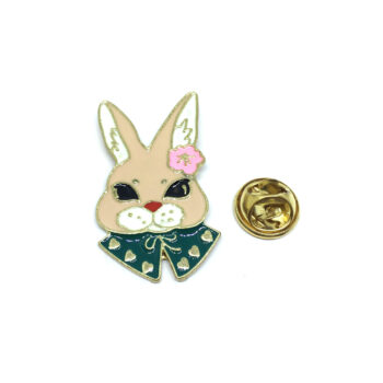 Rabbit Gold plated Pins