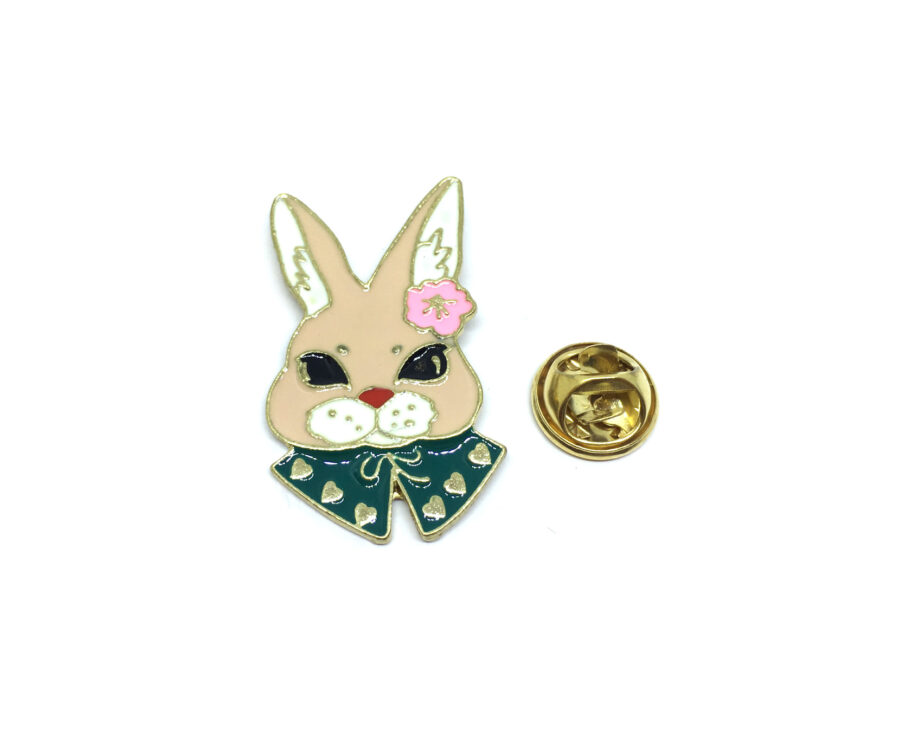 Rabbit Gold plated Pins