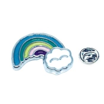 Rainbow Cloud Pin