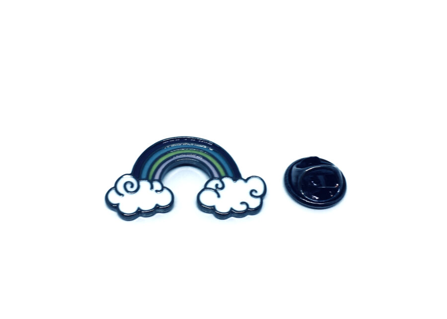 Black Rainbow Pin