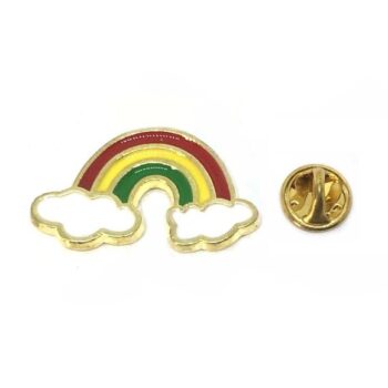 Small Gold Rainbow Pin